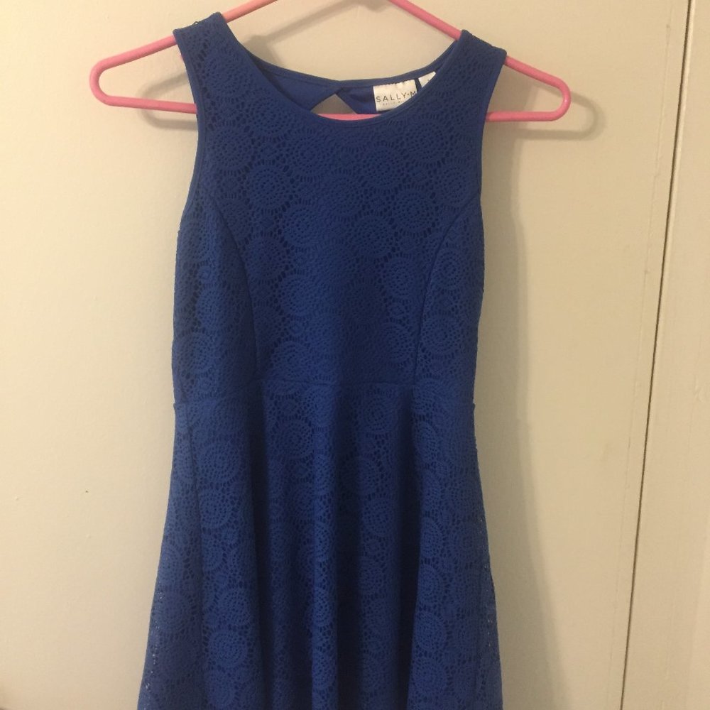 Sally M blue dress